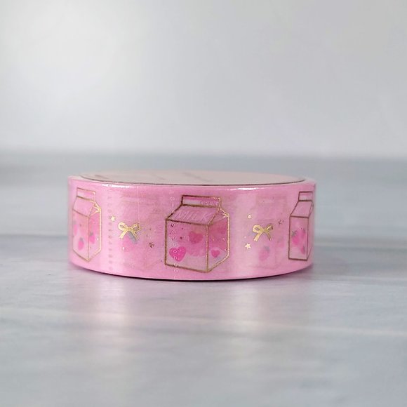 simply gilded Other - Strawberry Milk w/ Light Gold Foil | simply gilded